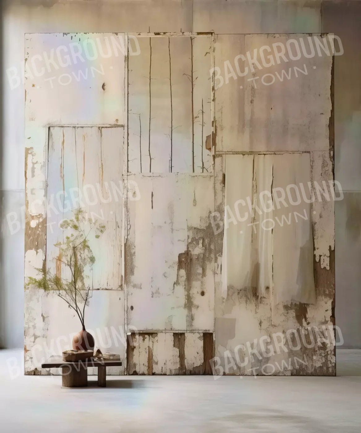 Beige Al Design Backdrop for Photography