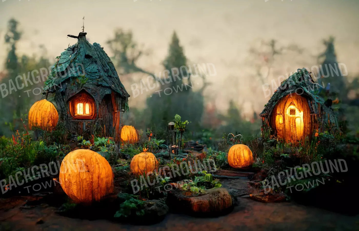 Pumpkin Patch 12X8 Ultracloth ( 144 X 96 Inch ) Backdrop
