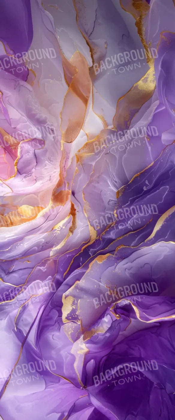 Purple Abstract Sweep 5’x12’ UltraCloth for Westcott X-Drop (60 x 144 inch) Backdrop