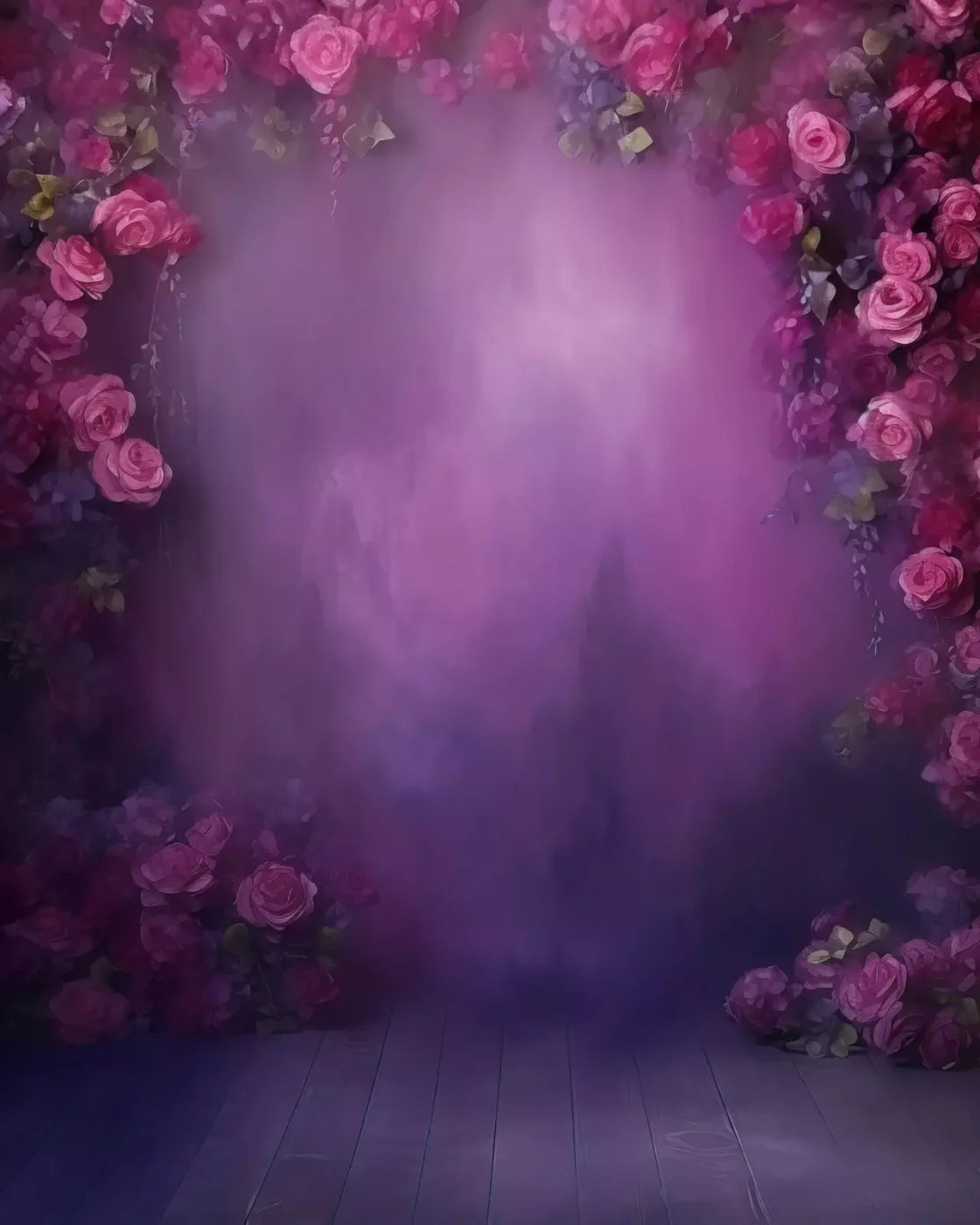 Purple Dream 8X10 Fleece ( 96 X 120 Inch ) Backdrop