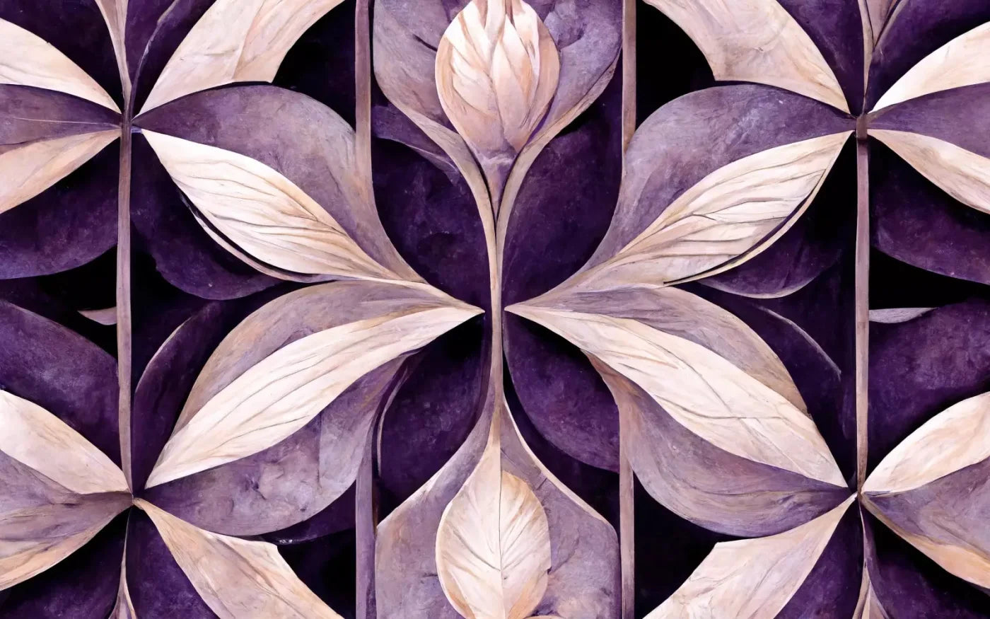 Purple Mediterranean Pattern 16’X10’ Ultracloth (192 X 120 Inch) Backdrop