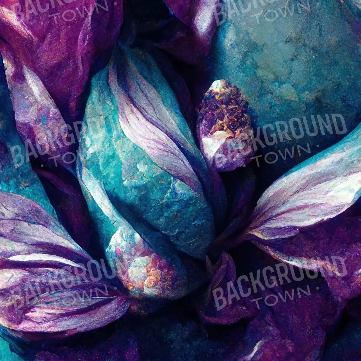 Purple Rain 8X8 Fleece ( 96 X Inch ) Backdrop