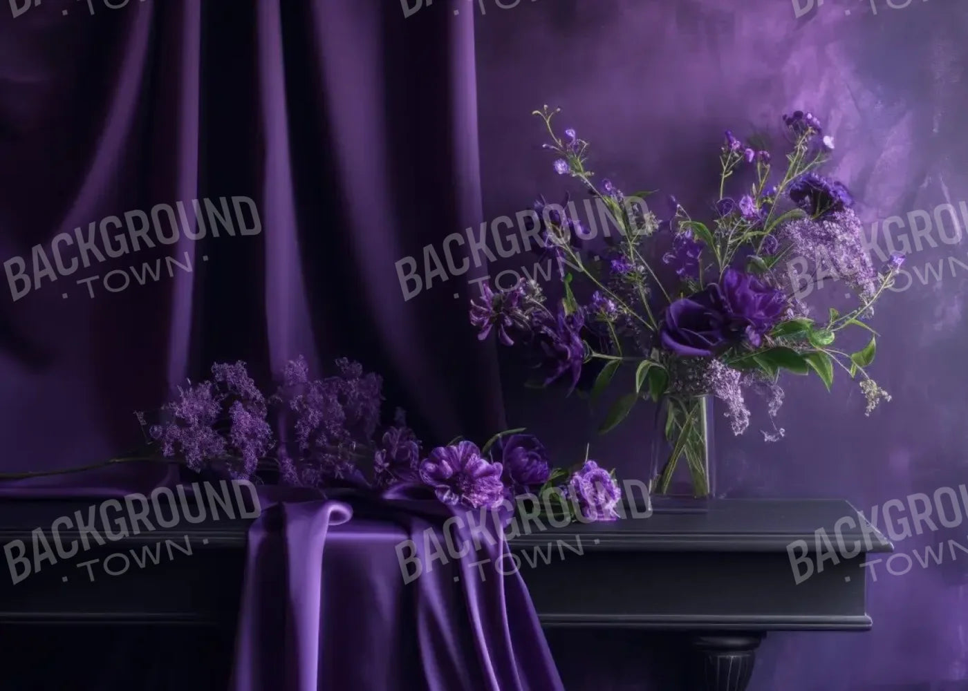 Purple Room 7’x5’ UltraCloth (84 x 60 inch) Backdrop