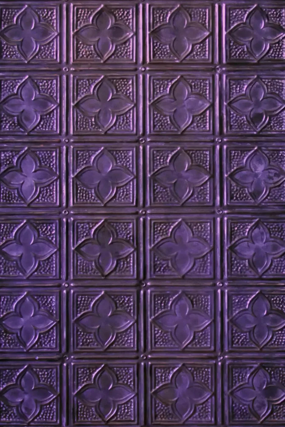 Purple Tin Backdrop