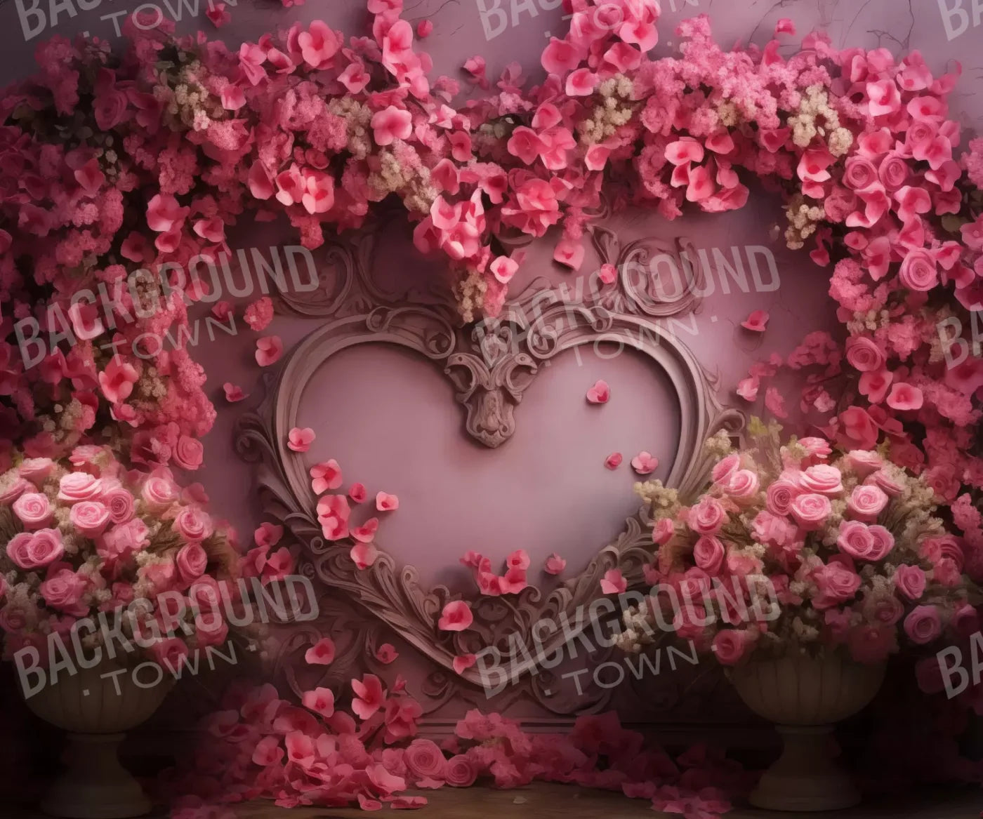 Queen Monty Roses Ii 12’X10’ Ultracloth (144 X 120 Inch) Backdrop