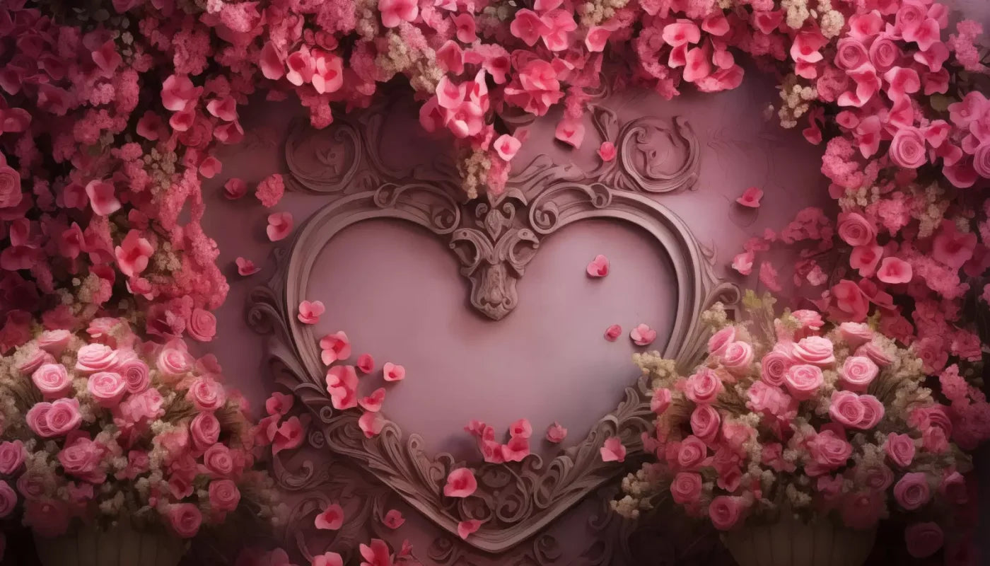 Queen Monty Roses Ii 14’X8’ Ultracloth (168 X 96 Inch) Backdrop