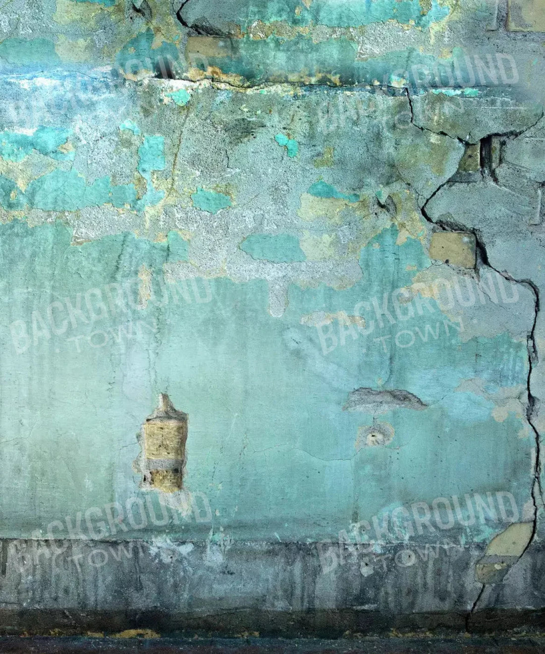 Blue Brick and Stone Backdrop for Photography