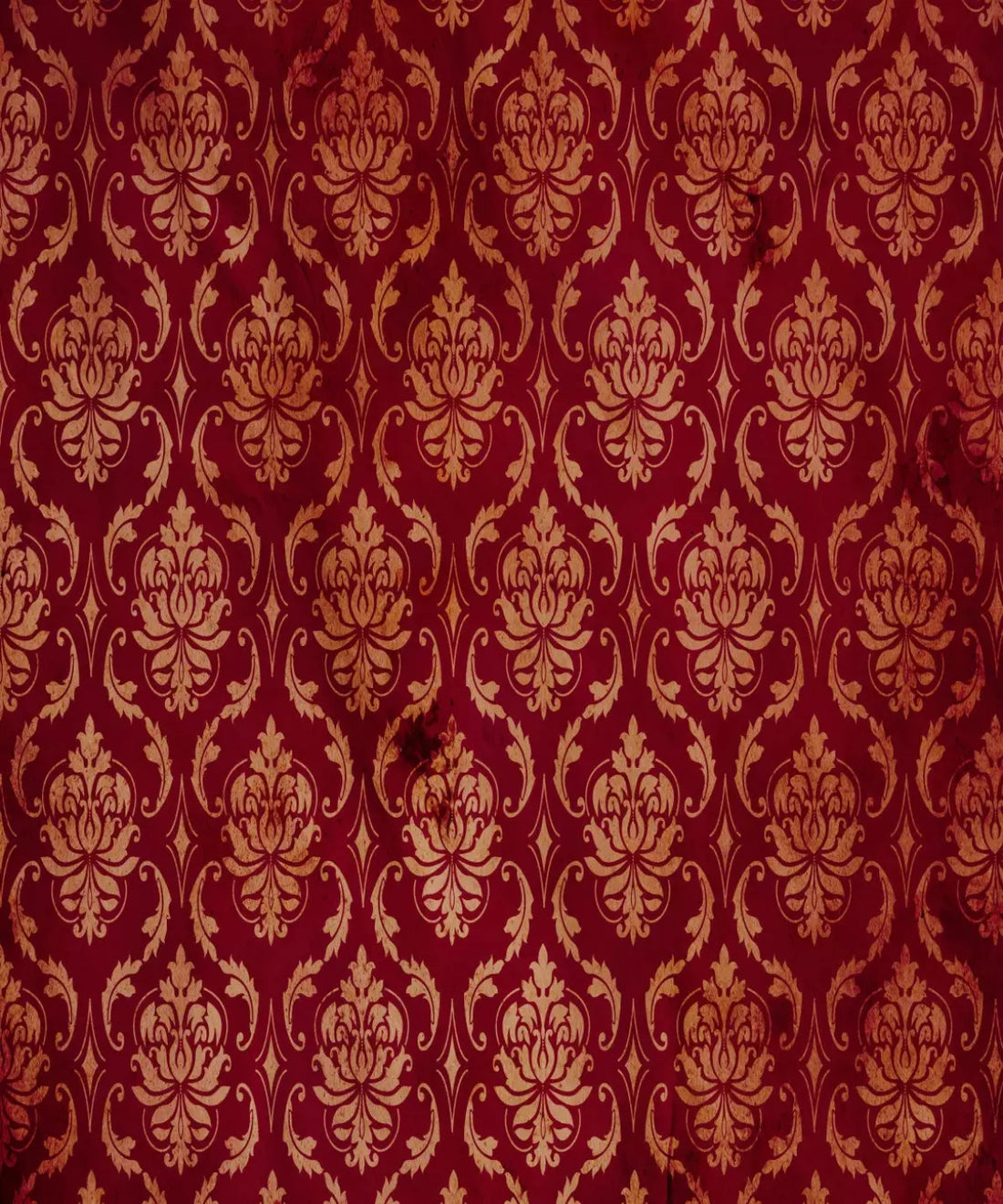 Red Damask Backdrop for Photography