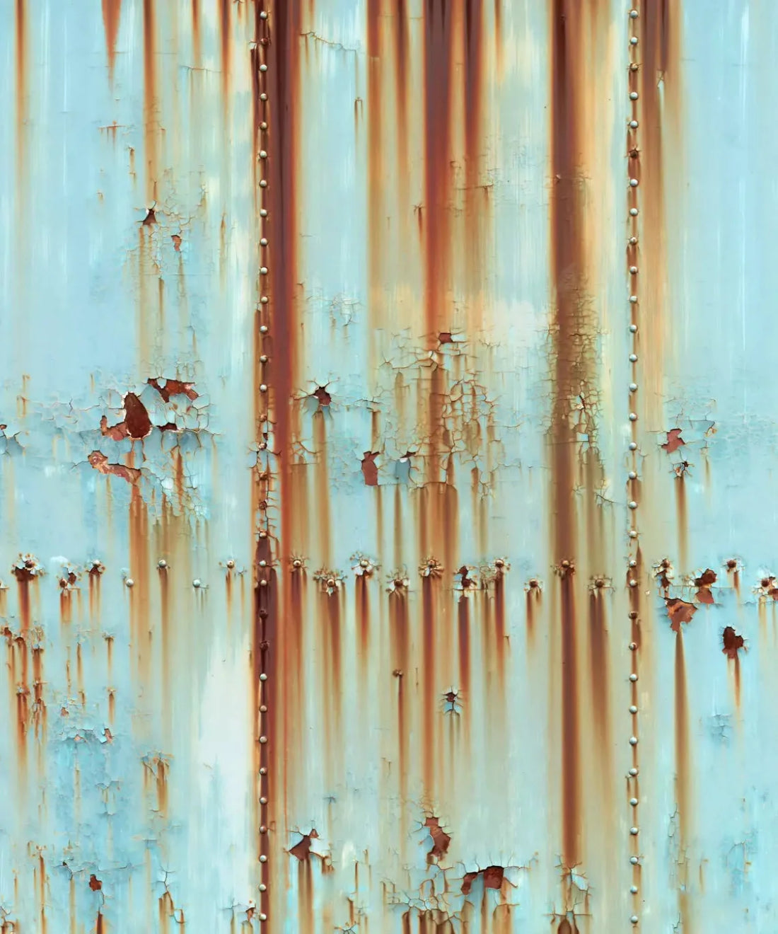 Blue Steel and Metal Backdrop for Photography