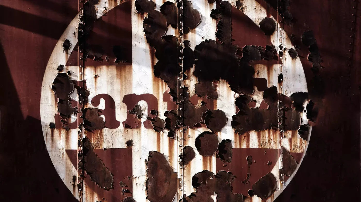 Railroad Car Vintage 14X8 Ultracloth ( 168 X 96 Inch ) Backdrop