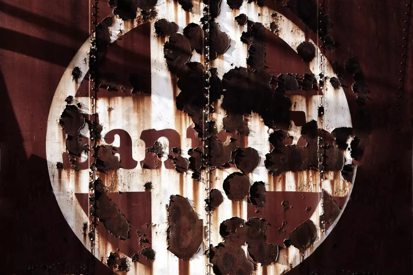 Railroad Car Vintage 8X5 Ultracloth ( 96 X 60 Inch ) Backdrop