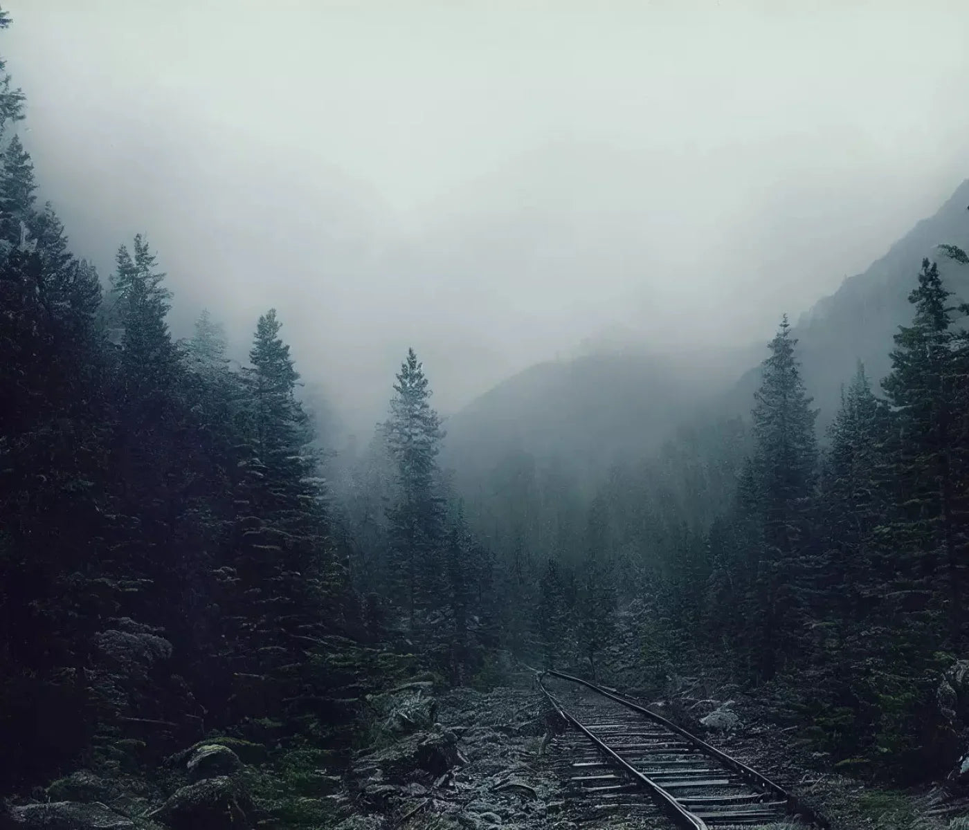 Railroad Haze 12X10 Ultracloth ( 144 X 120 Inch ) Backdrop