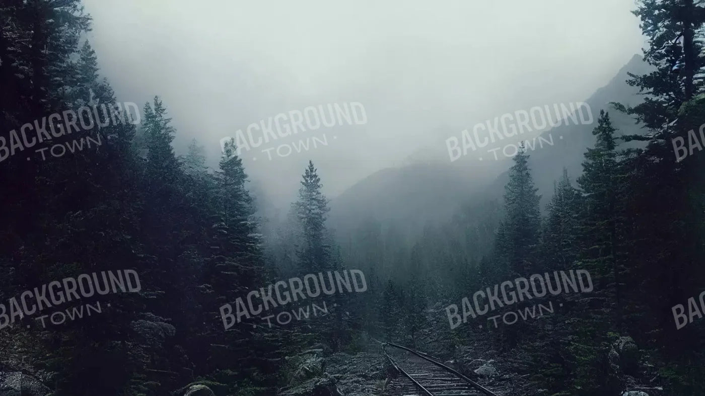 Railroad Haze 14X8 Ultracloth ( 168 X 96 Inch ) Backdrop