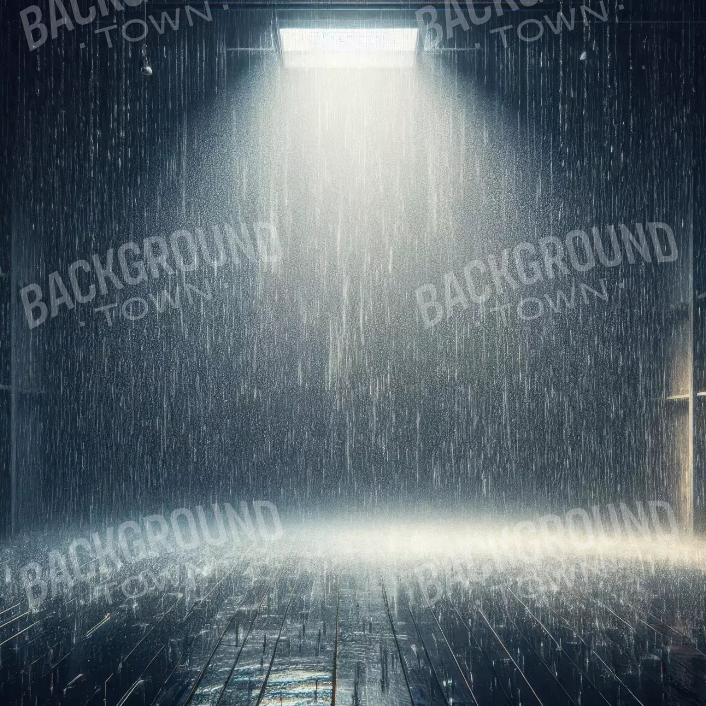 Rain Room 8’X8’ Fleece (96 X Inch) Backdrop