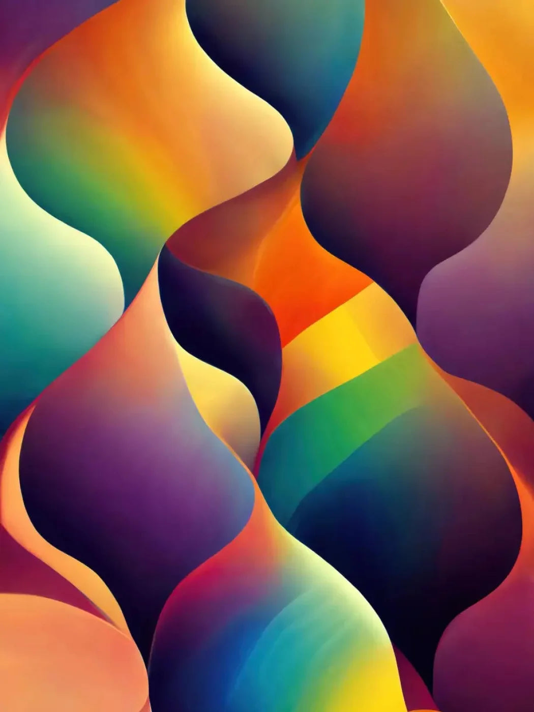 Rainbow Confusion 2 5X68 Fleece ( 60 X 80 Inch ) Backdrop