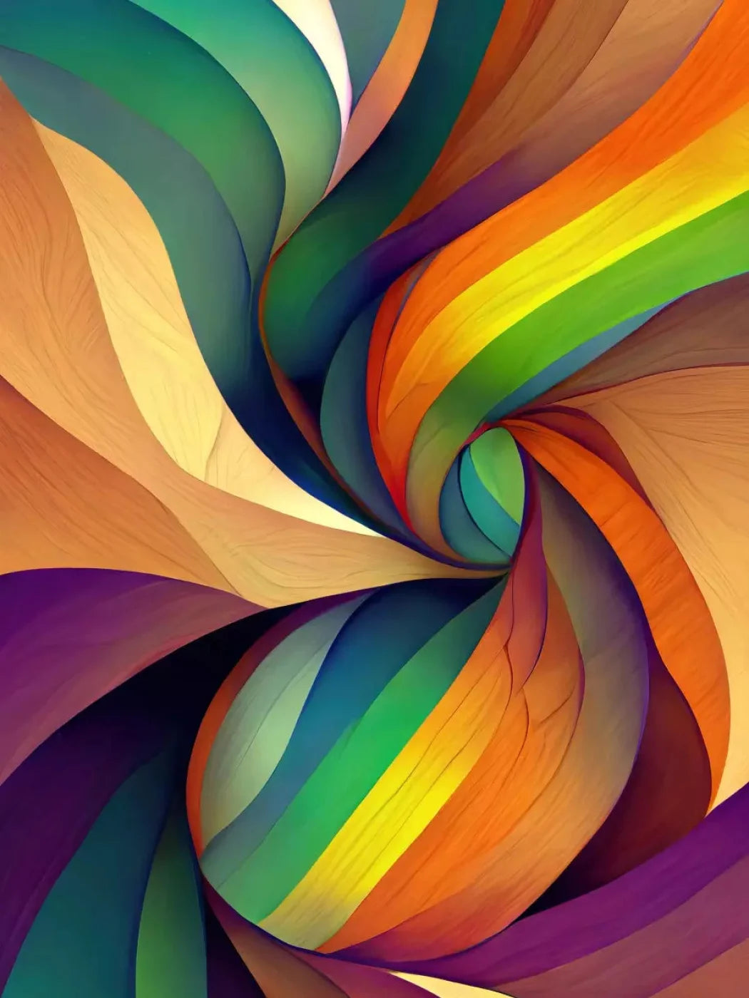 Rainbow Confusion 3 5X68 Fleece ( 60 X 80 Inch ) Backdrop