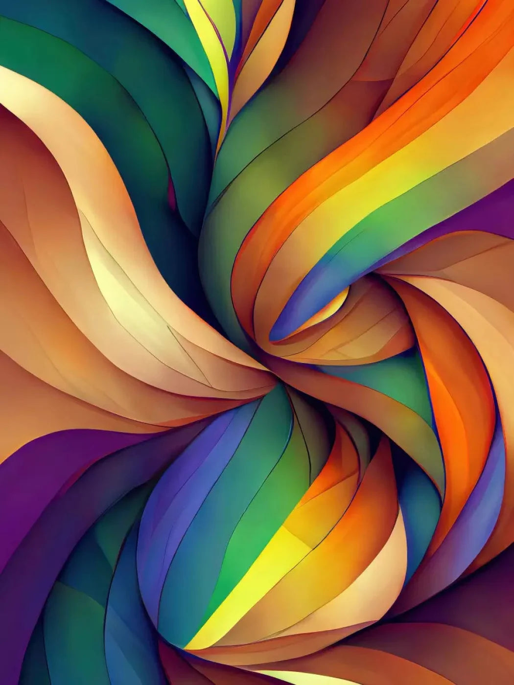 Rainbow Confusion 5X68 Fleece ( 60 X 80 Inch ) Backdrop