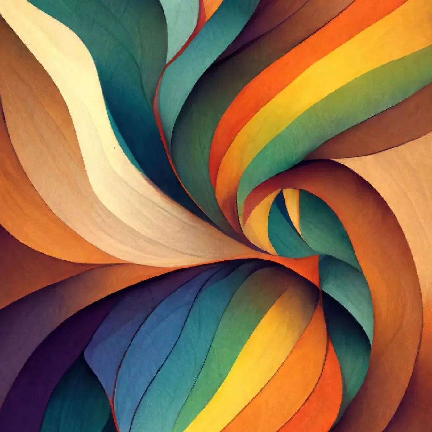 Rainbow Swirls 10X10 Ultracloth ( 120 X Inch ) Backdrop