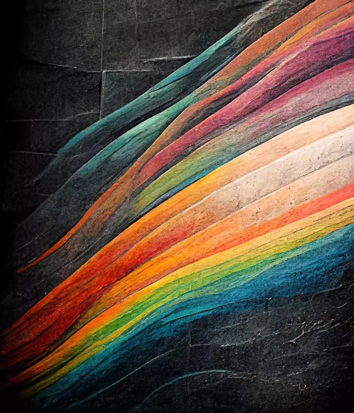 Rainbow Grafitti 10X12 Ultracloth ( 120 X 144 Inch ) Backdrop
