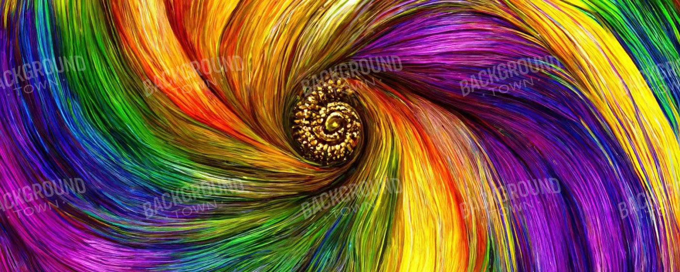Rainbow Mix 20’X8’ Ultracloth (240 X 96 Inch) Backdrop