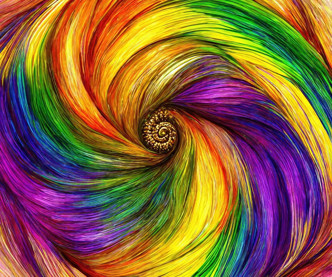 Rainbow Mix 5’X4’2 Fleece (60 X 50 Inch) Backdrop