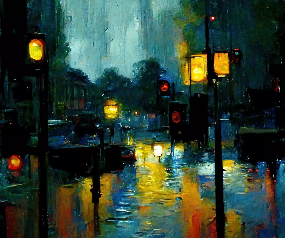 Rainy Night 5’X4’2 Fleece (60 X 50 Inch) Backdrop