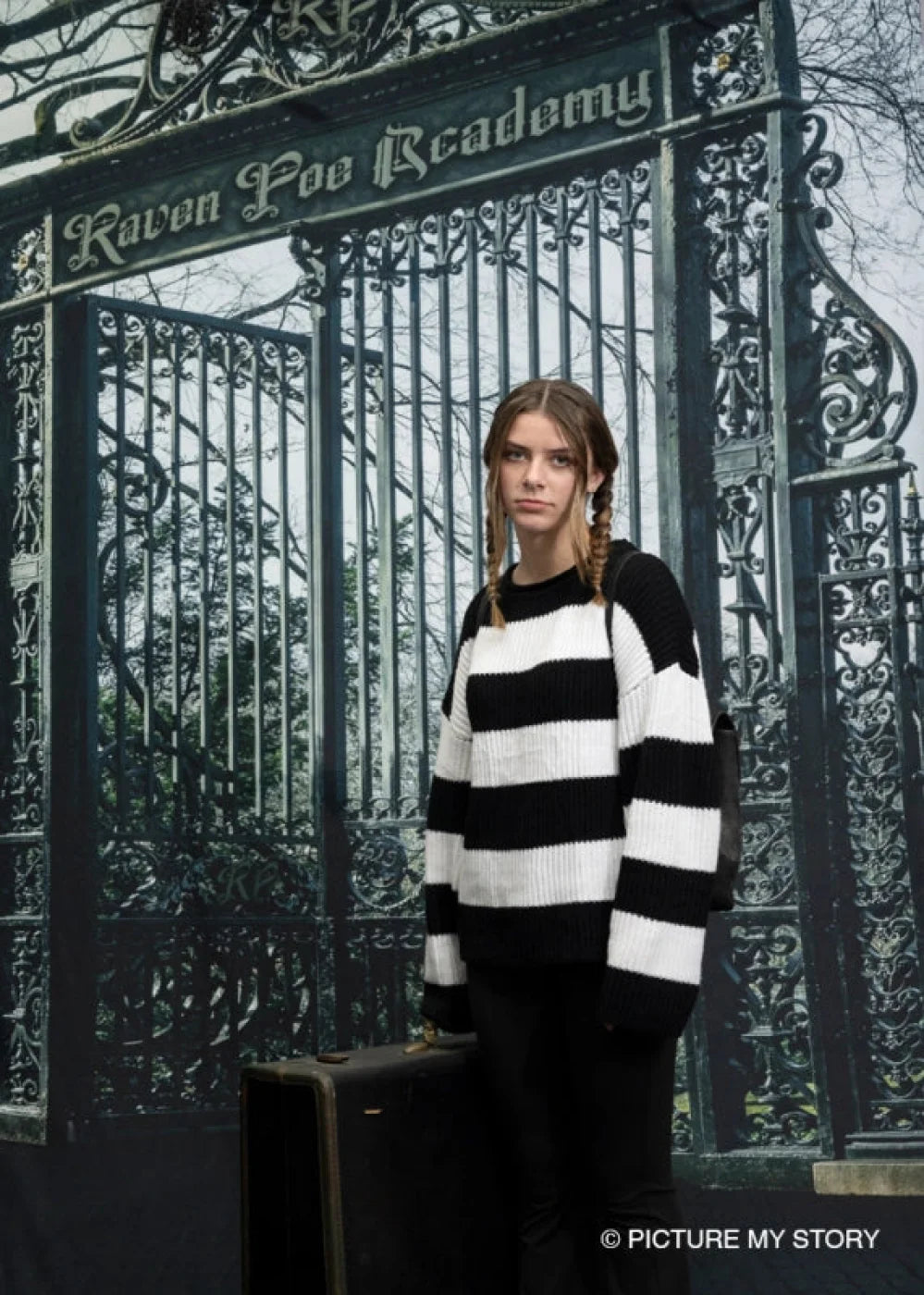 Spooky Gate Backdrop for Photography