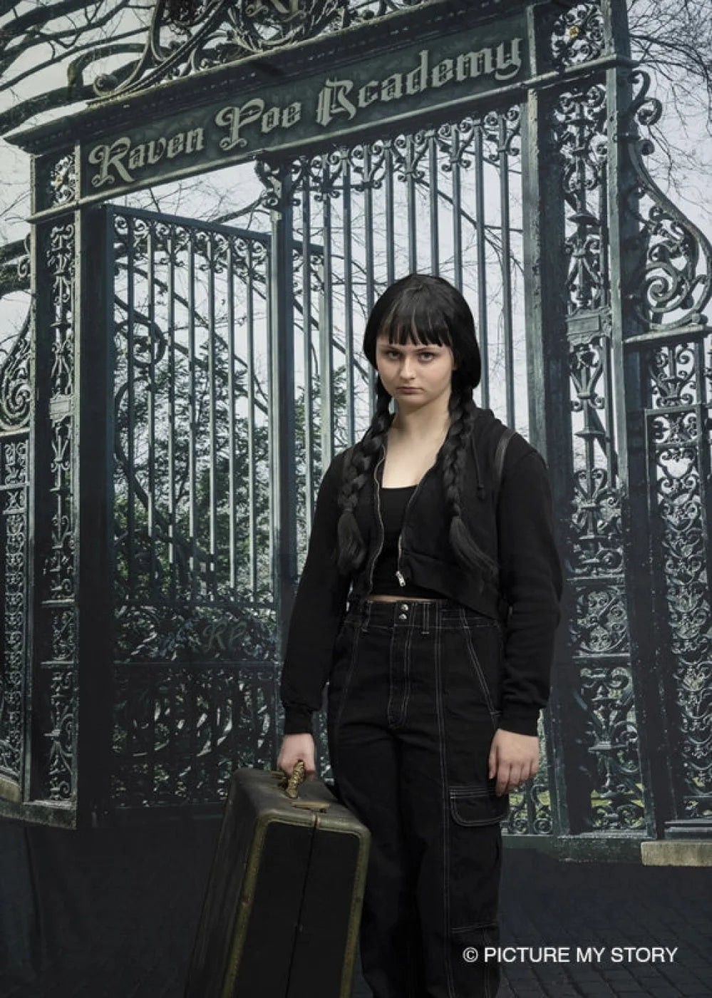 Spooky Gate Backdrop for Photography
