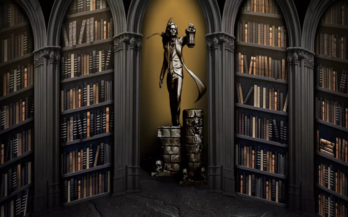 Raven Poe Academy Library 14X9 Ultracloth ( 168 X 108 Inch ) Backdrop