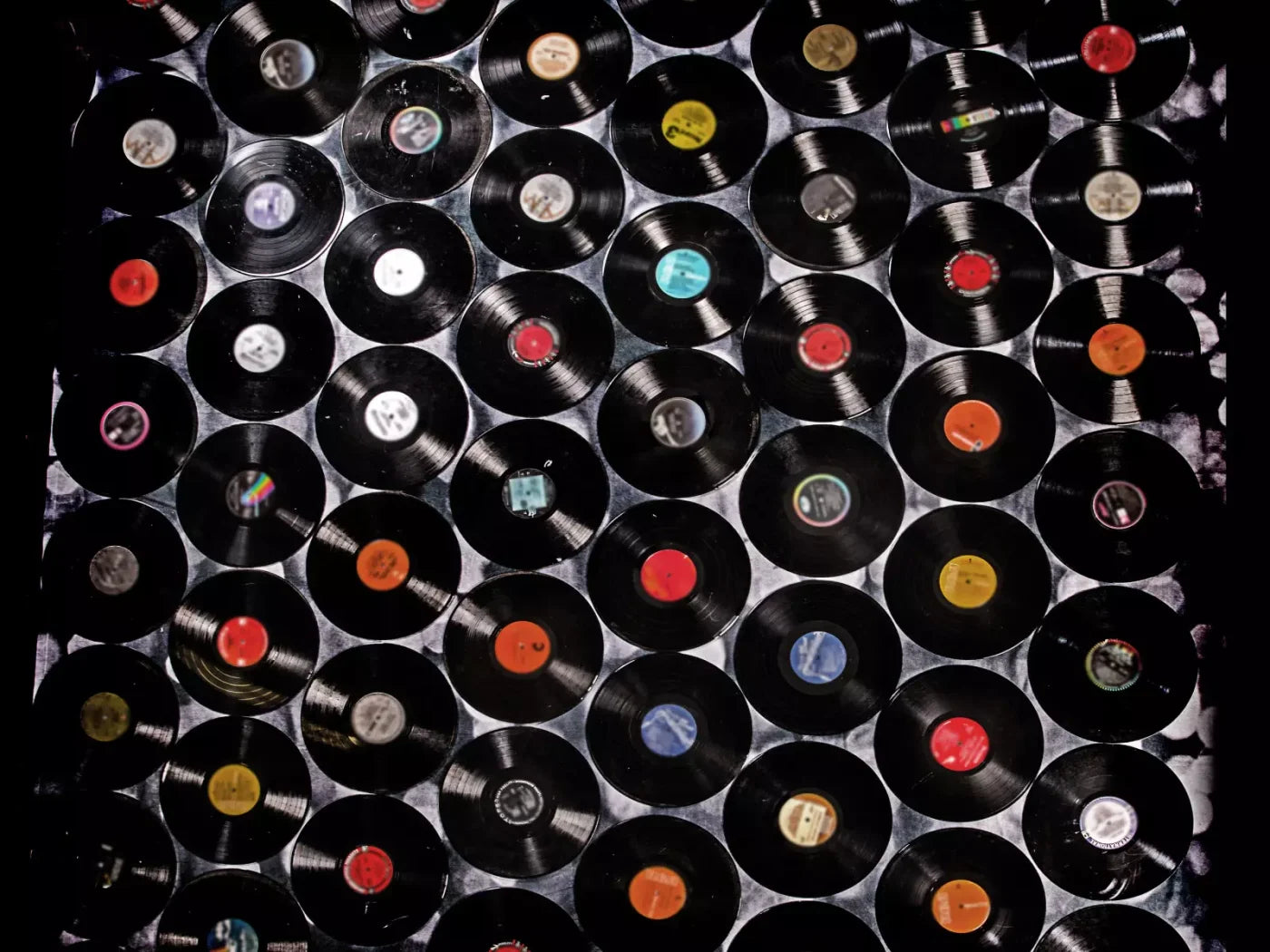 Records 10X8 Fleece ( 120 X 96 Inch ) Backdrop