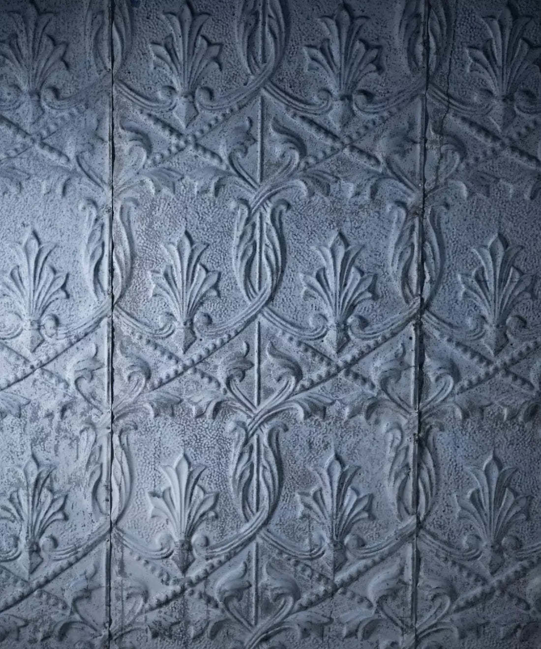 Blue Steel and Metal Backdrop for Photography