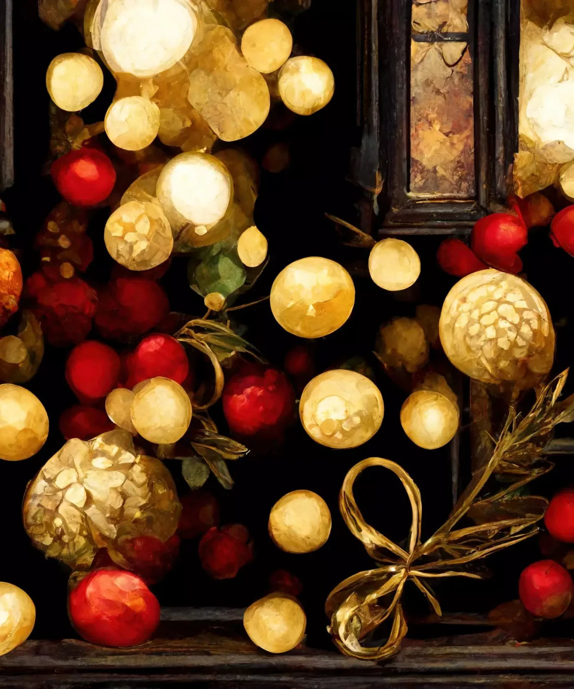 Bokeh Ornaments 10’X12’ Ultracloth (120 X 144 Inch) Backdrop