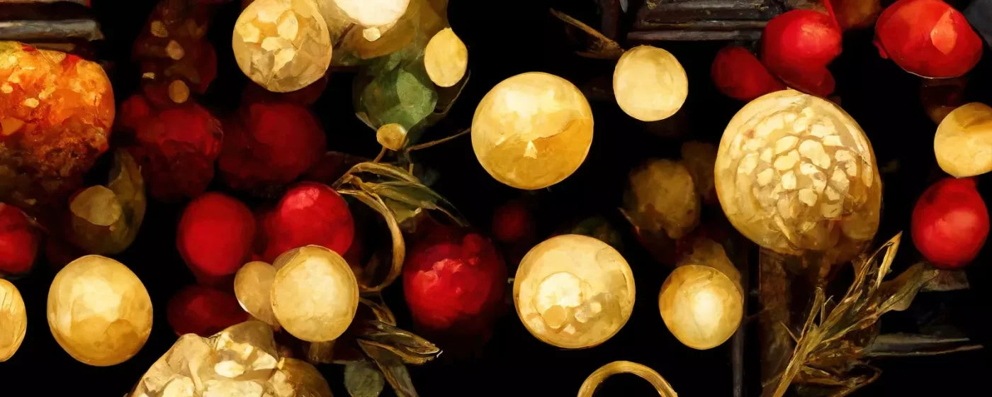 Bokeh Ornaments 20’X8’ Ultracloth (240 X 96 Inch) Backdrop