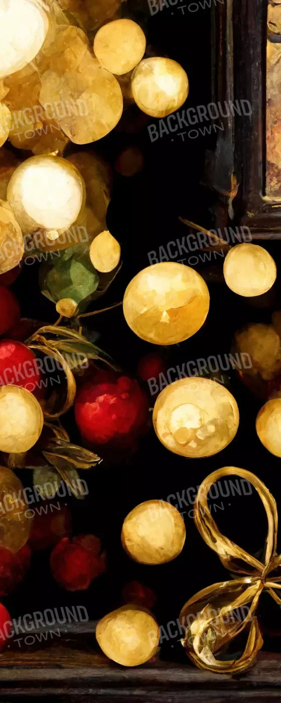 Bokeh Ornaments 8’X20’ Ultracloth (96 X 240 Inch) Backdrop
