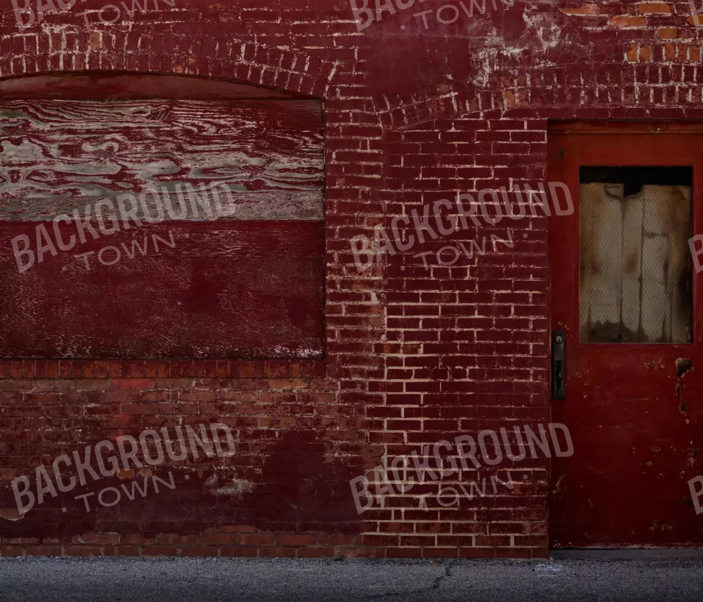 Red Brick Alley 12X10 Ultracloth ( 144 X 120 Inch ) Backdrop