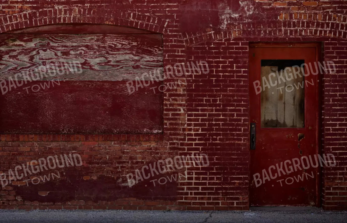 Red Brick Alley 12X8 Ultracloth ( 144 X 96 Inch ) Backdrop