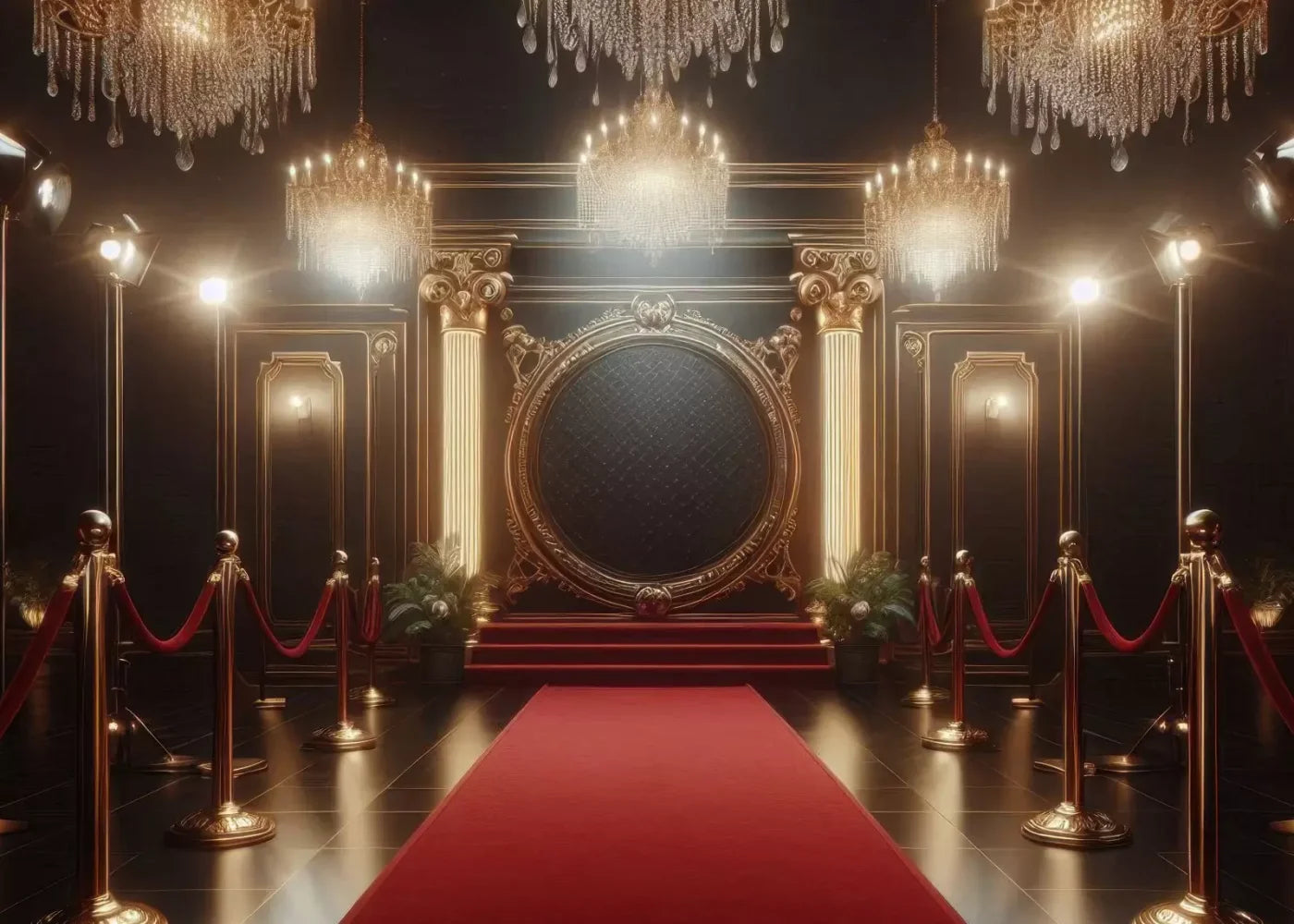 Red Carpet 7’X5’ Ultracloth (84 X 60 Inch) Backdrop