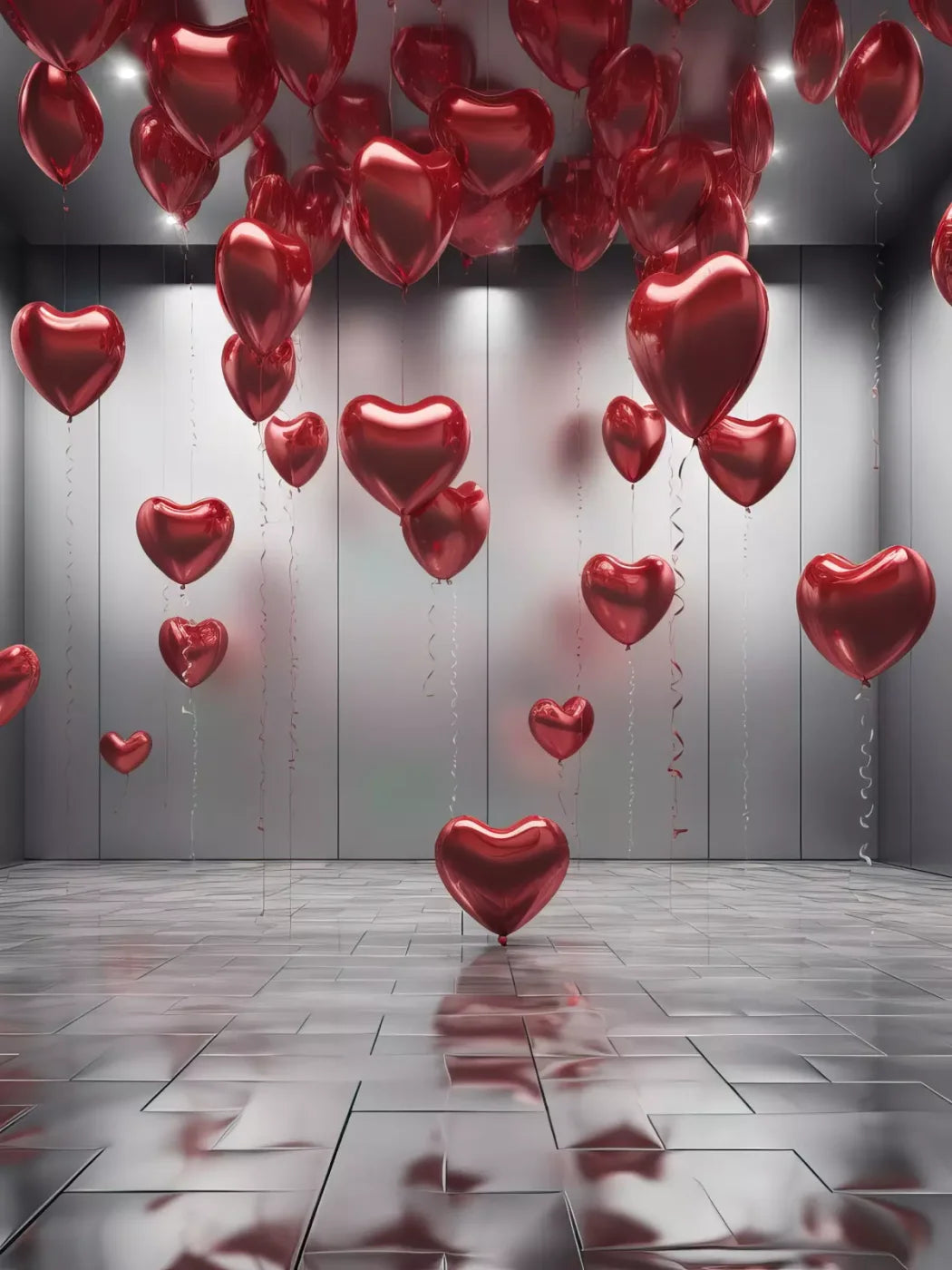 Red Heart Elegance 5’X6’8 Fleece (60 X 80 Inch) Backdrop