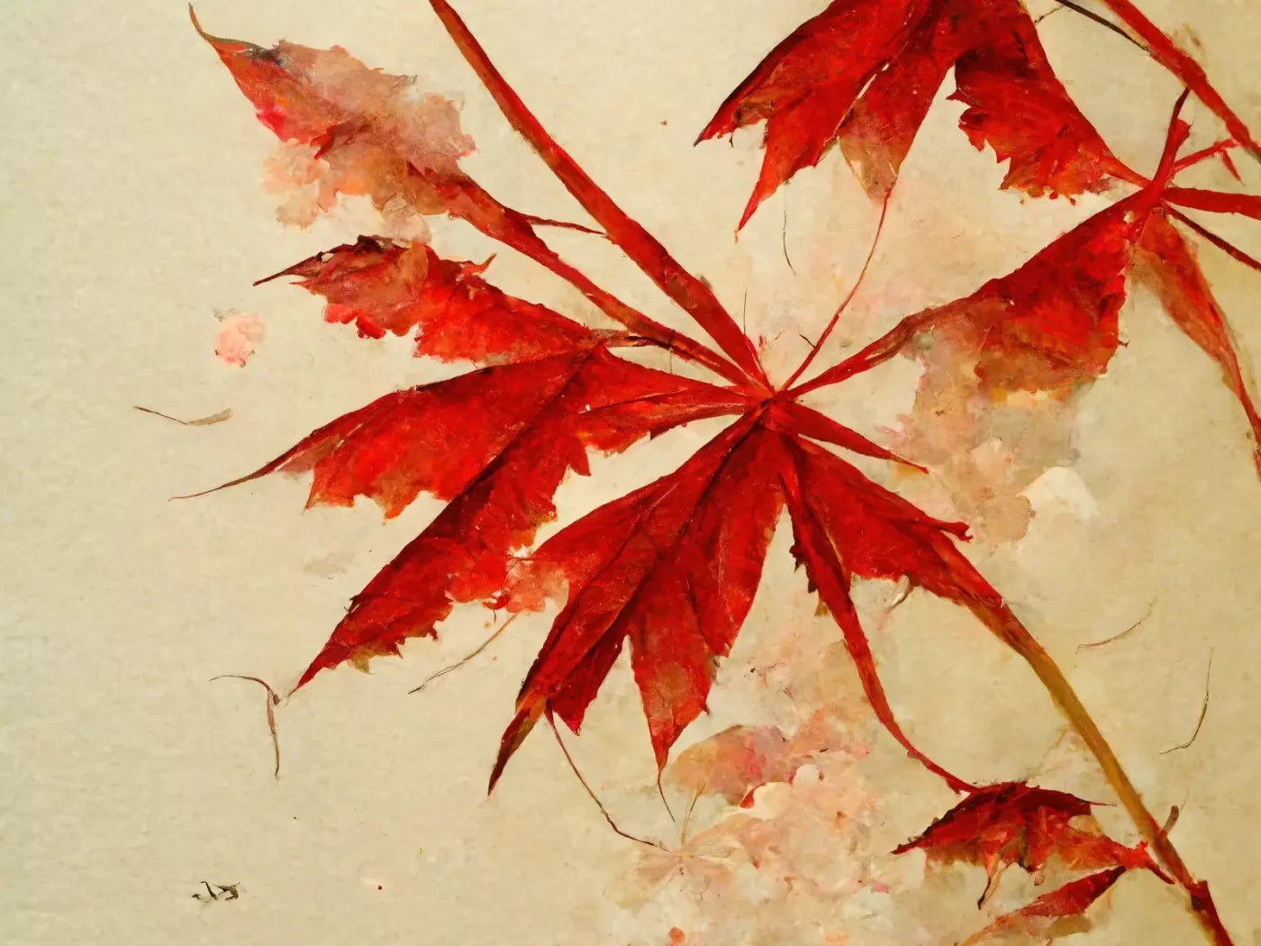 Red Maple 6’8X5’ Fleece (80 X 60 Inch) Backdrop