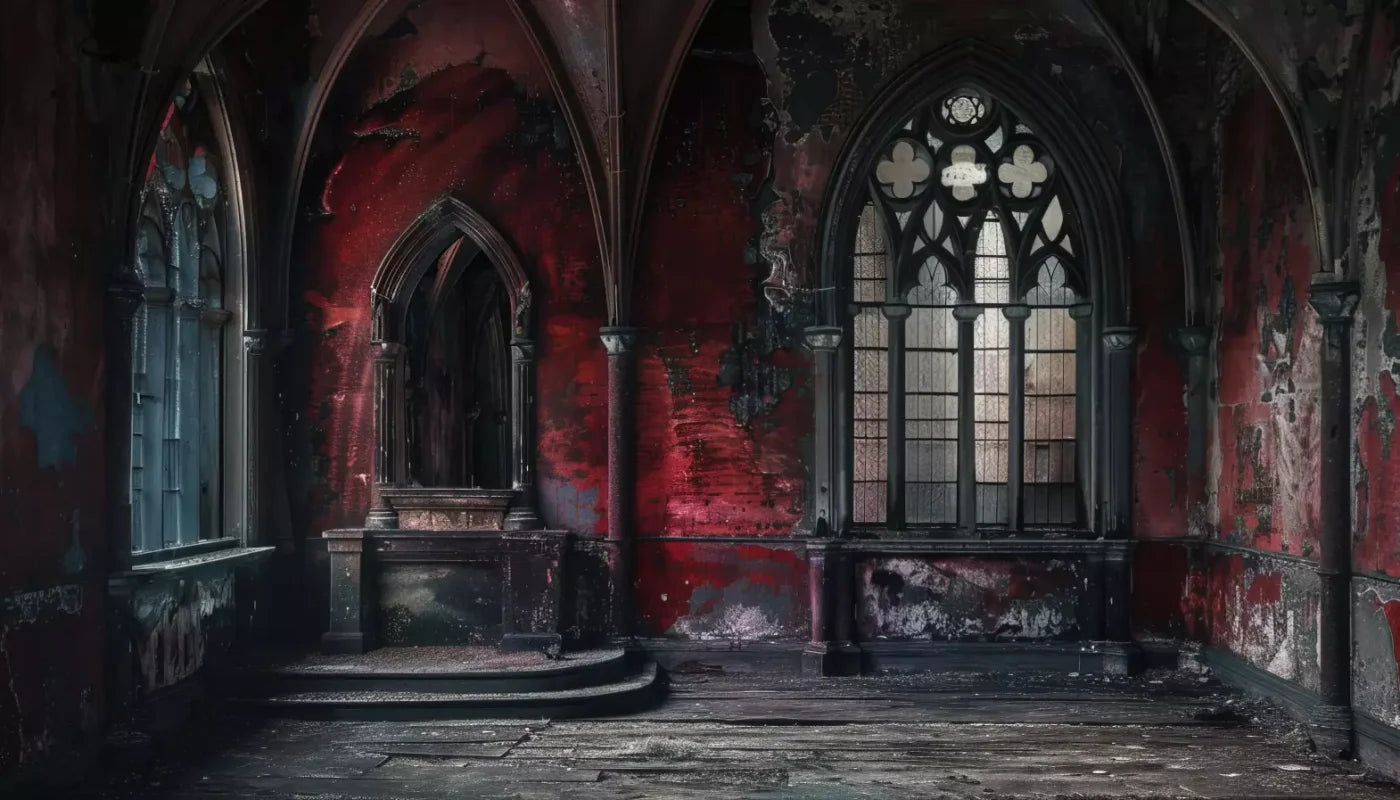 Red Room Altar 14’X8’ Ultracloth (168 X 96 Inch) Backdrop
