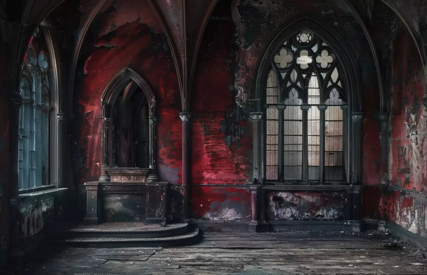 Red Room Altar 14’X9’ Ultracloth (168 X 108 Inch) Backdrop