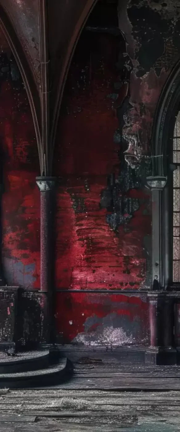 Red Room Altar 5’X12’ Ultracloth For Westcott X-Drop (60 X 144 Inch) Backdrop