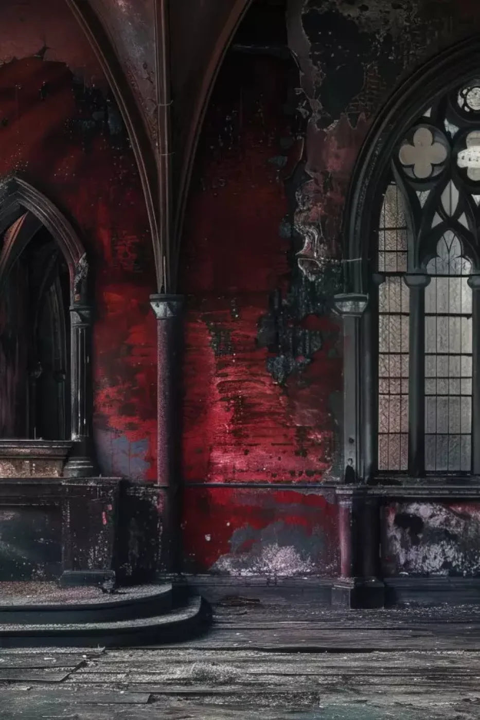 Red Room Altar 8’X12’ Ultracloth (96 X 144 Inch) Backdrop
