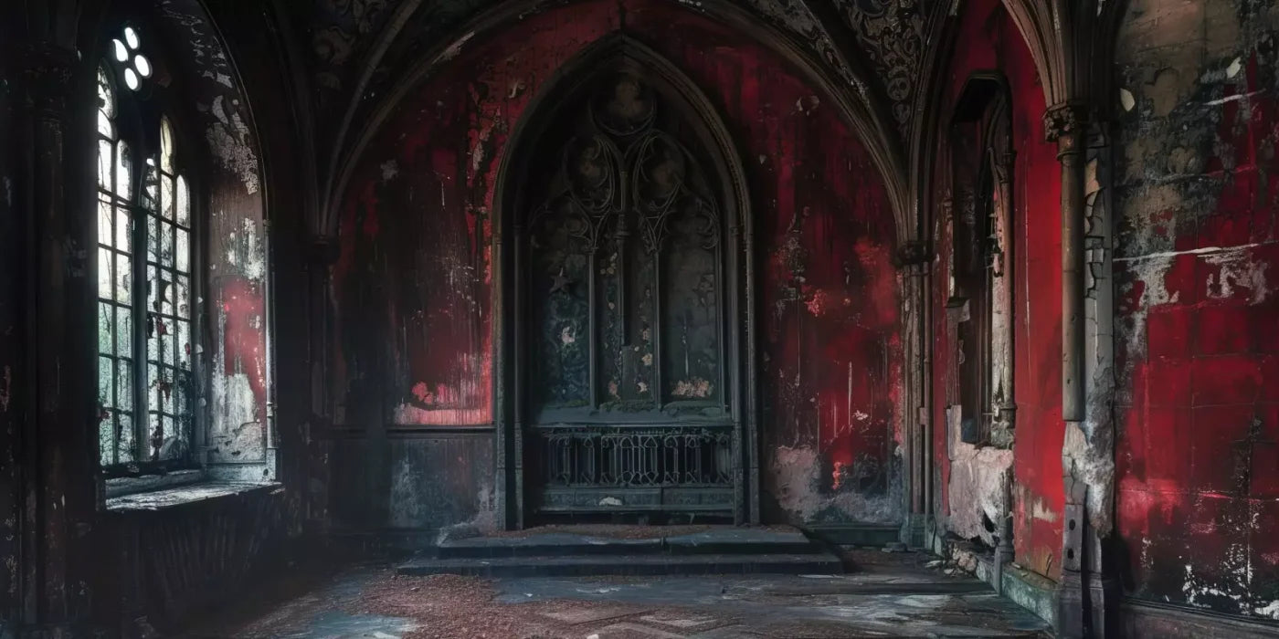 Red Room Arch 20’X10’ Ultracloth (240 X 120 Inch) Backdrop