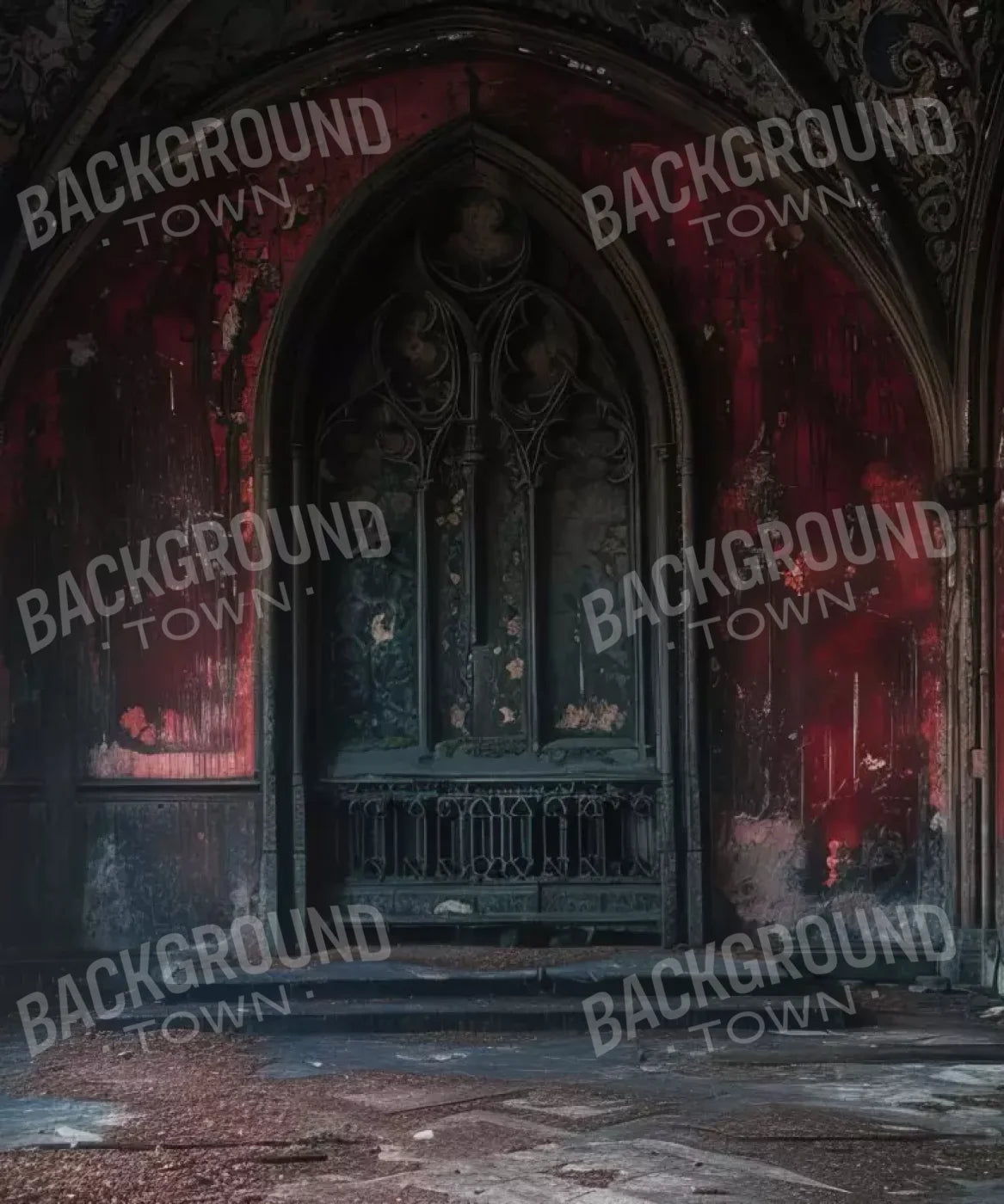 Black , Red , Brown Backdrop for Photography
