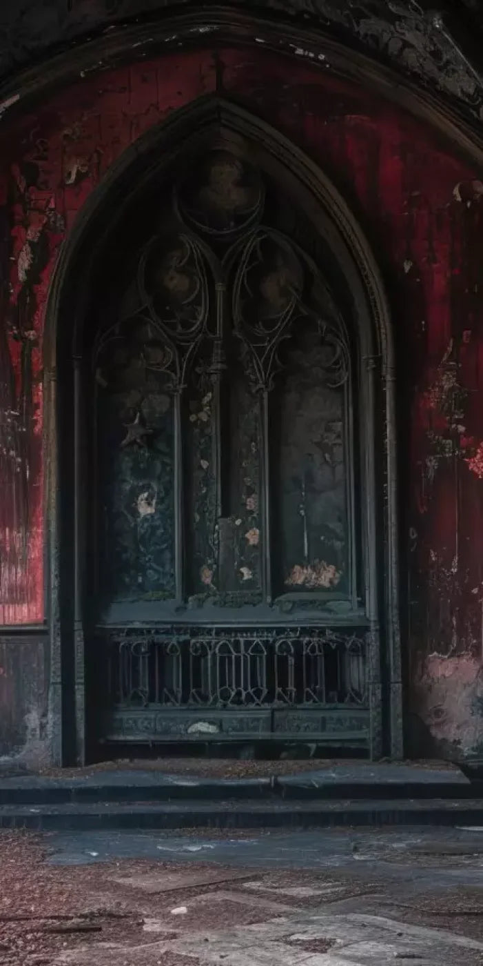 Red Room Arch 8’X16’ Ultracloth (96 X 192 Inch) Backdrop