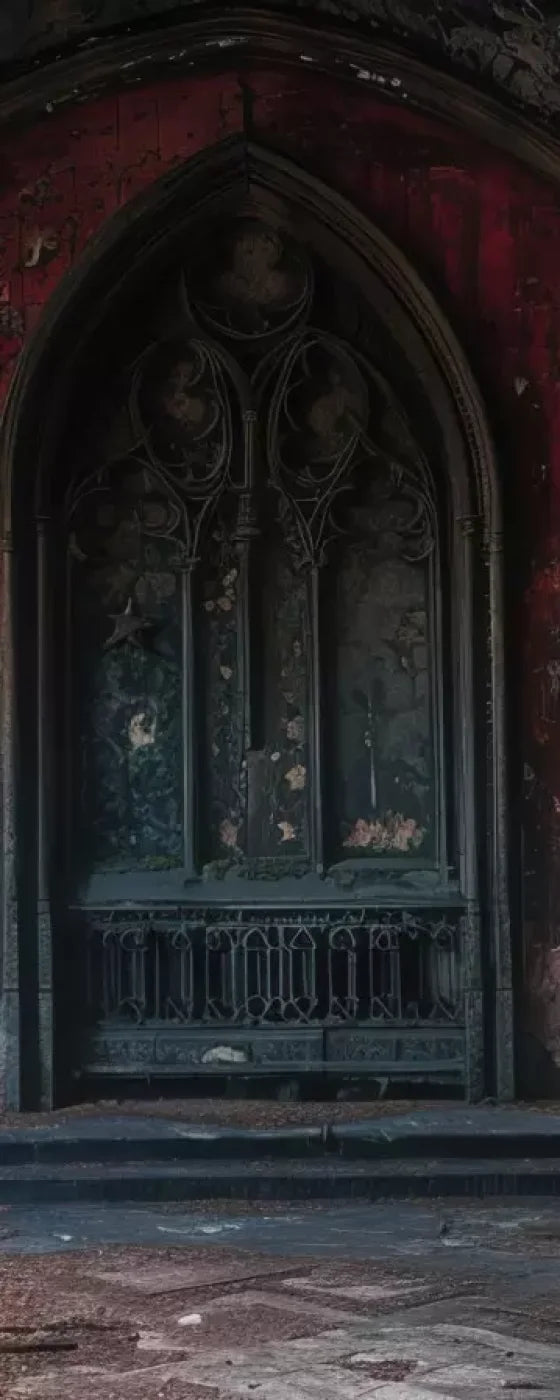 Red Room Arch 8’X20’ Ultracloth (96 X 240 Inch) Backdrop