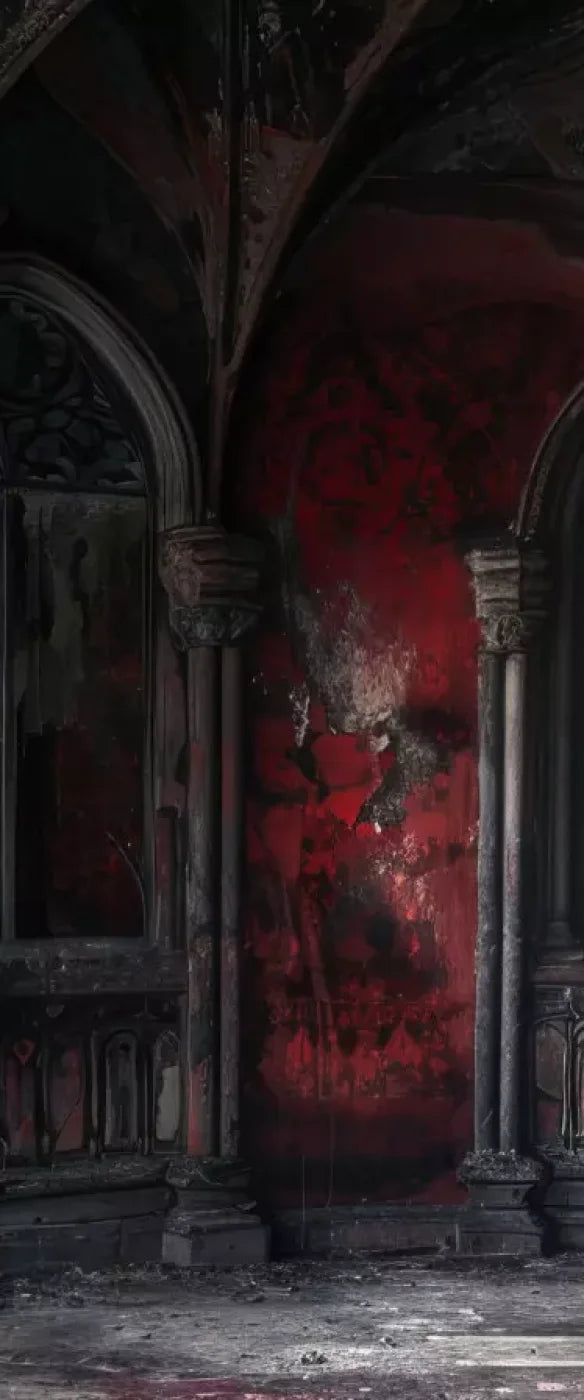 Red Room Decay 5’X12’ Ultracloth For Westcott X-Drop (60 X 144 Inch) Backdrop