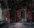 Red Room Decay Full 5’X4’2 Fleece (60 X 50 Inch) Backdrop