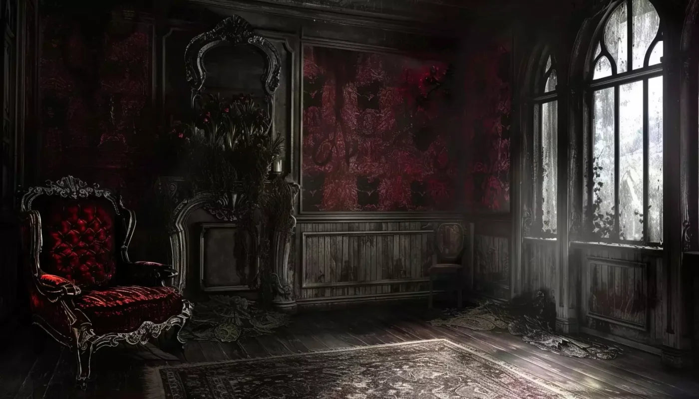 Red Room Weathered 14’X8’ Ultracloth (168 X 96 Inch) Backdrop